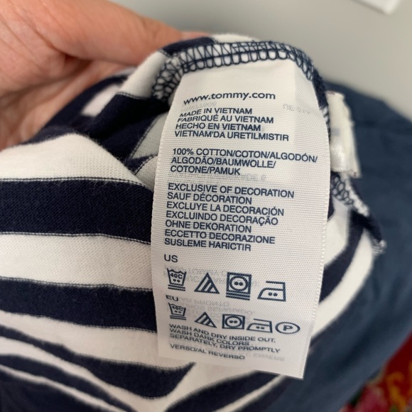 Tommy Hilfiger boat neck 3/4 sleeves striped tunic - Picture 6 of 7